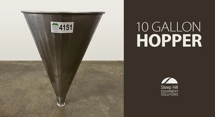 10 Gallon SS Hopper