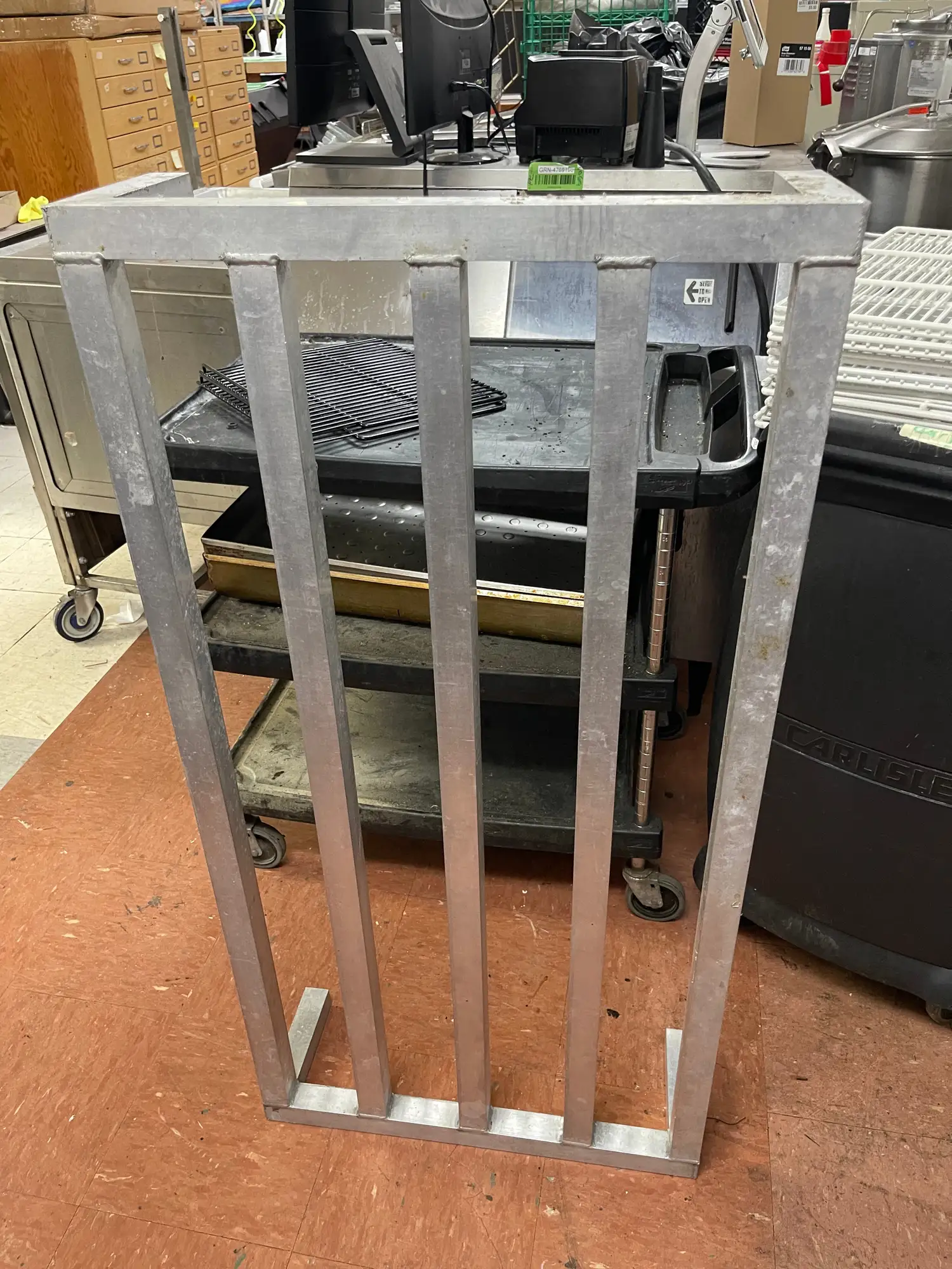 Used Falcon Restaurant Supply Used 48"x24"x8" Aluminum Dunnage Rack - SS304 Food Storage & Transportation Illinois US | Falcon Restaurant Supply #1375726