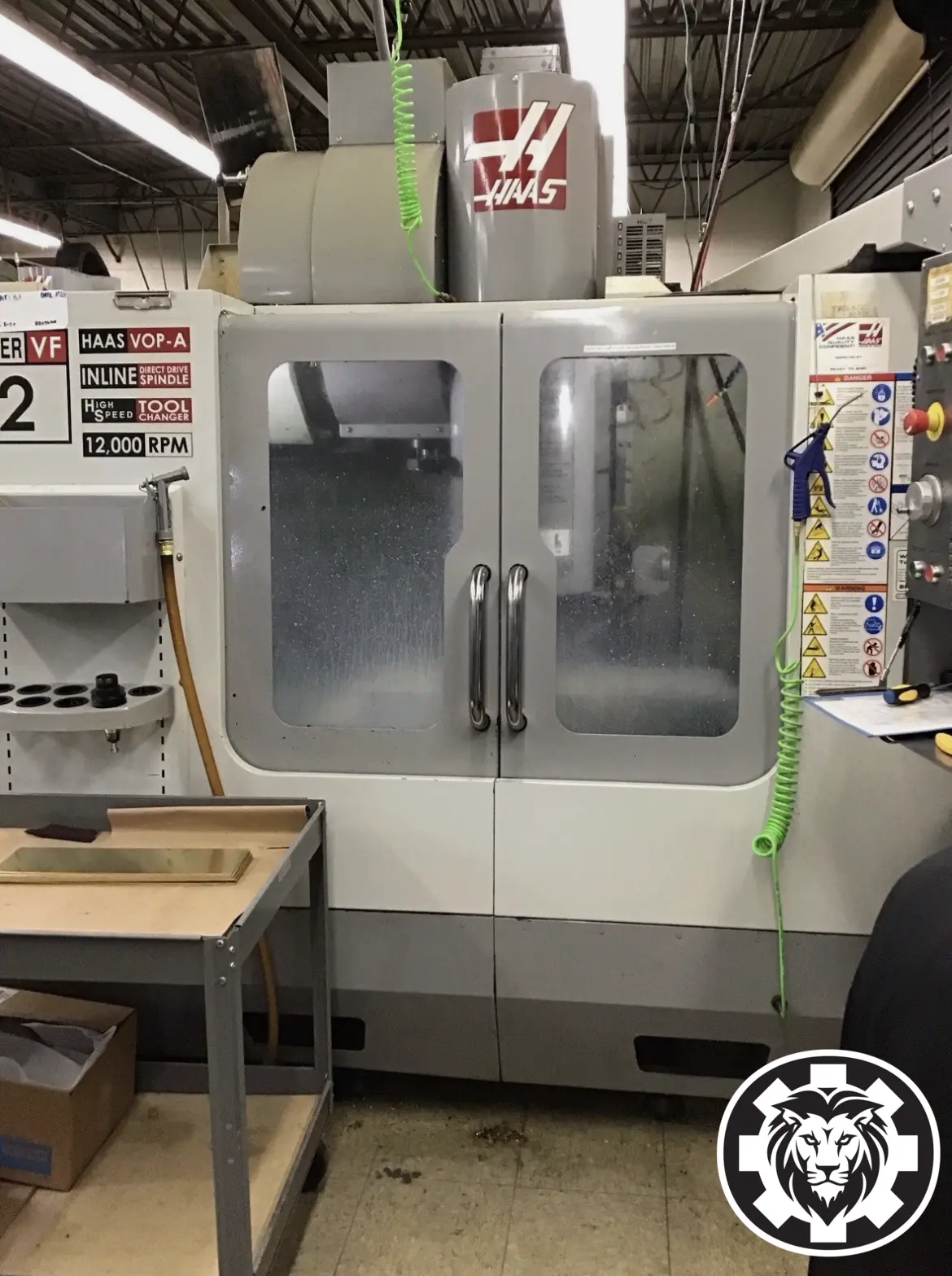 Haas VF-2SS CNC Mill, 2007 - Chip Auger, 12,000 RPM