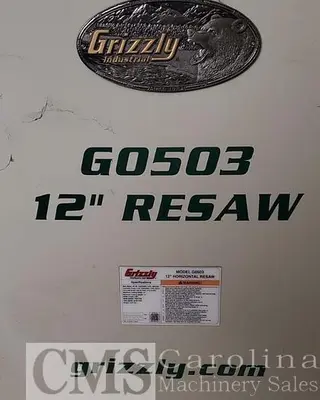 USED 2020 GRIZZLY GO503 12" RESAW