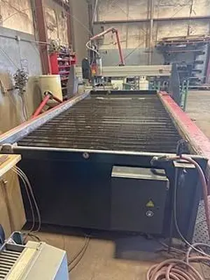 2015 Omax Maxiem Water Jet Cutting Machine with 30 HP Pump, 50,000 PSI Cut Pressure, 600 lb. Bulk Abrasive Delivery System