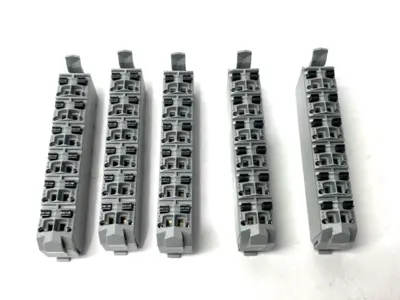 USED B&R TERMINAL BLOCK 12-PIN LOT OF 5