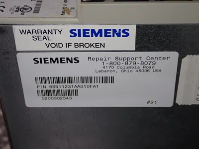 Used SIEMENS 6SN11231AA010FA1 Servo Drives | HGR 24 #754290