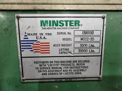 USED MINSTER MCC2-35