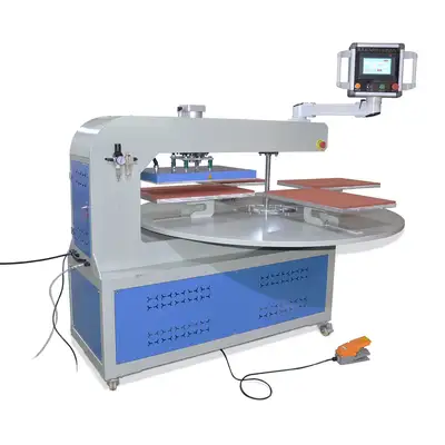 Used _UNKNOWN_ Automatic Pneumatic Four Worktable Rotary Stamping Machine Heat Presses Oklahoma US | Wide Image Solutions #1538299