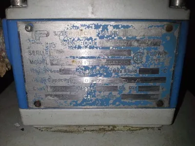 6" Fisher Porter Flowmeter model 10DS3111AEE17P1B2DA1232
