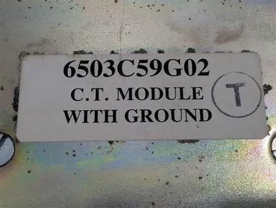 Westinghouse 6503C59G02 Auxiliary Current Transformer Module w/ Ground Used