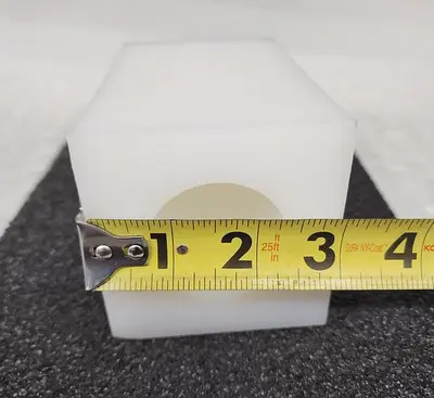 TEFLON SPACER 3" X 3" X 5"