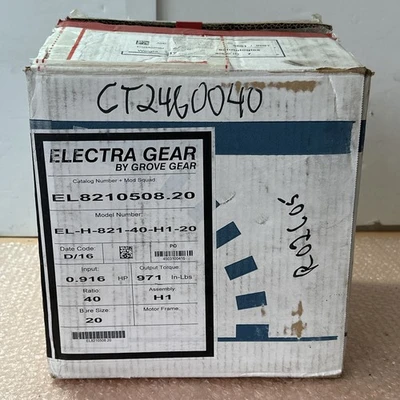 NEW Grove Gear EL8210508.20