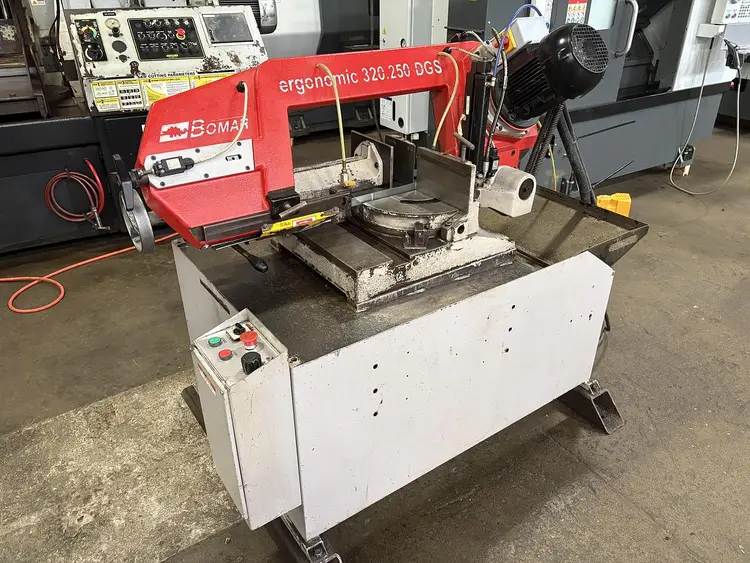 Used BOMAR ERGONOMIC 320.250 DGS Horizontal Band Saws Ontario CA | Trader Machinery Inc #1295520
