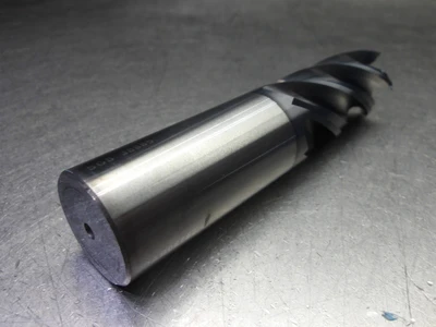 Kyocera/SGS 1" 5 Flute Coolant Thru Carbide CR Endmill .010" R 38885 (LOC2326)
