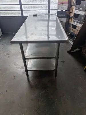 DUKES STAINLESS STEEL COMMERCIAL PREP TABLE