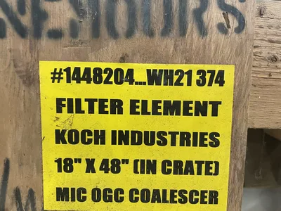 Koch-Glitsch FLEXIFIBER 18” x 48” Mist Eliminator Filter Element 1448204 WH21374