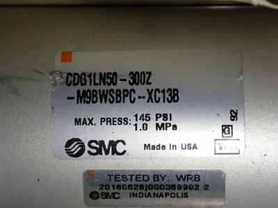USED SMC CDG1LN50300ZM9BWABPCXC13B , CDA2B50400