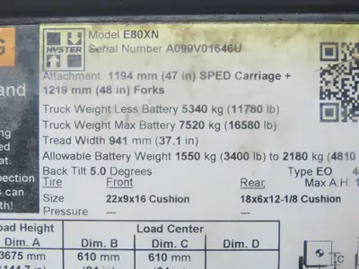 Sevcon 622/11119 Power Converter 36/88VDC To 12VDC Off Hyster E80XN