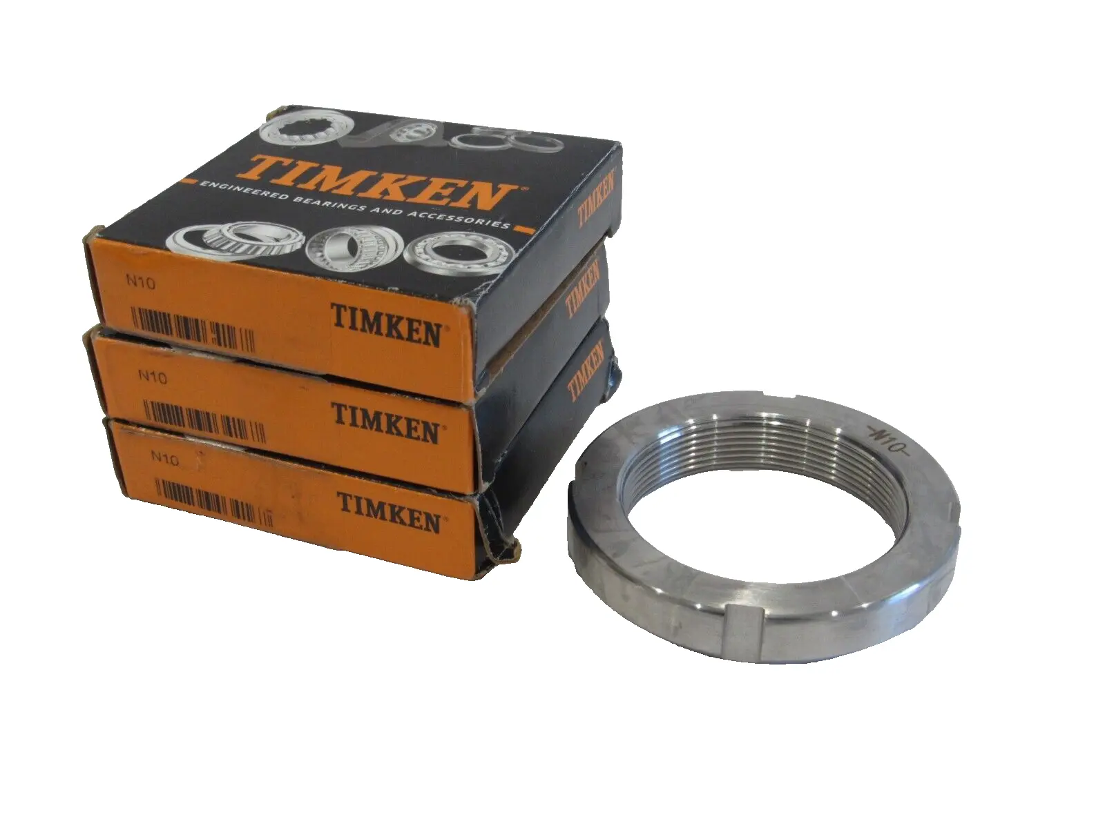 NEW TIMKEN N-10 ROLLER BEARING N10 LOT OF 3