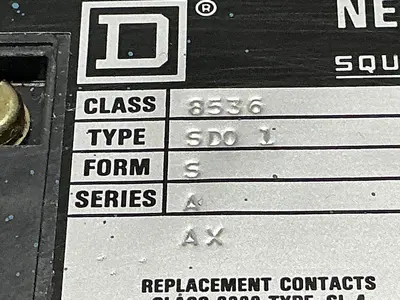 USED SQUARE D SD0 1