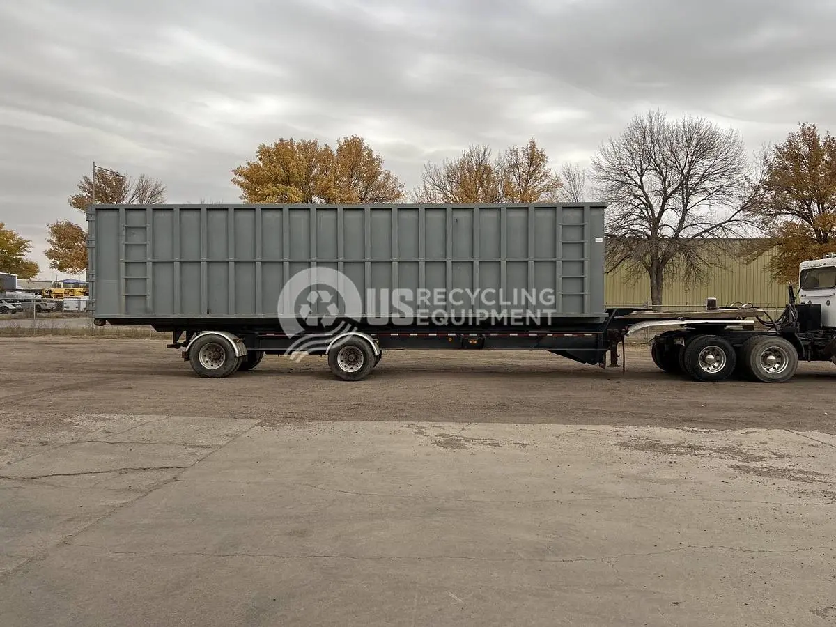 USED BENLEE TA60MDD45 ROLLOFF TRAILER W/88 YARD BOX