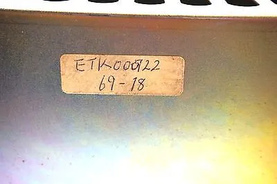 USED YASKAWA ETK-000722 BRUSH POWER SUPPLY ETK000722