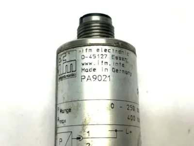 PA9021 | IFM  Pressure Transmitter w/ Measuring Cell PA-250-SBR14-B-DVG/US/V - Used