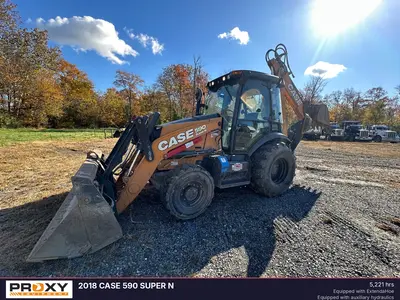 Used 2018 CASE 590 SUPER N Backhoe Loaders Pennsylvania US | Proxy Equipment #1379306