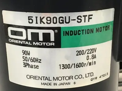 USED ORIENTAL MOTOR 5IK90GU-STF