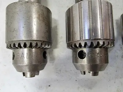 Assorted Drill Chucks 6A 33 Taper CAP.0-1/2 (Set of 4)