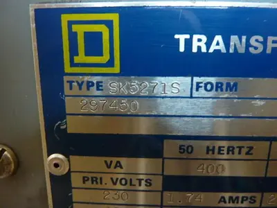 USED SQUARE D 9070-SK5271S
