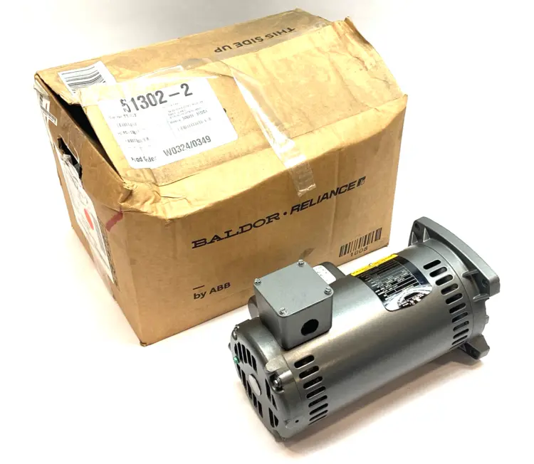 Used ABB Baldor-Reliance Electric Motor 0.75HP 115/230V 1-Phase 3450rpm A.C. Motors Michigan US | Maverick Industrial Sales #1392009