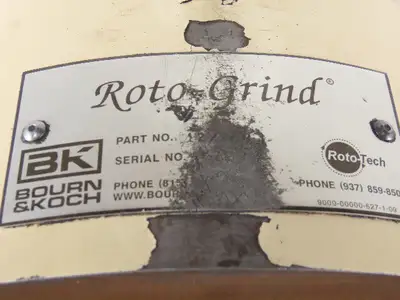 Bourn & Koch 12" Precision Roto-Grind Motorized Vertical Rotary Table Positioner