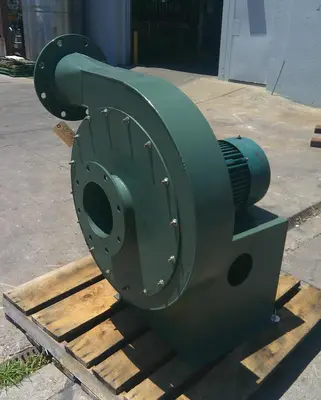 SPC9183  Blower 2,000 cfm centrifugal fan New York Blower size 2108 Alum wheel 15 hp, CS