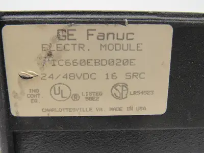 GE Fanuc IC660EBD020E Electronic Module 24/48vdc 16 src