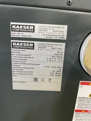 CSD 100 ST | Kaeser CSD100ST Rotary Screw Air Compressor, CSD-100S-T, ABT 125 (2021) - Used