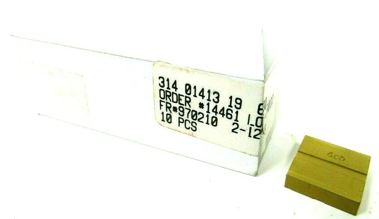 NEW LOT OF 10 314-01413-19 INSERTS FR-970210 3140141319