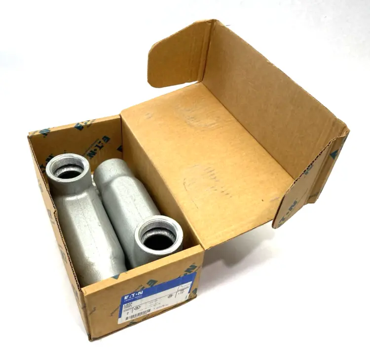 New | in-Stock Eaton Crouse-Hinds Condulet Form 8 Conduit Outlet Body LB, 1-1/2" 2-PACK Electrical Fittings Michigan US | Maverick Industrial Sales #1509707