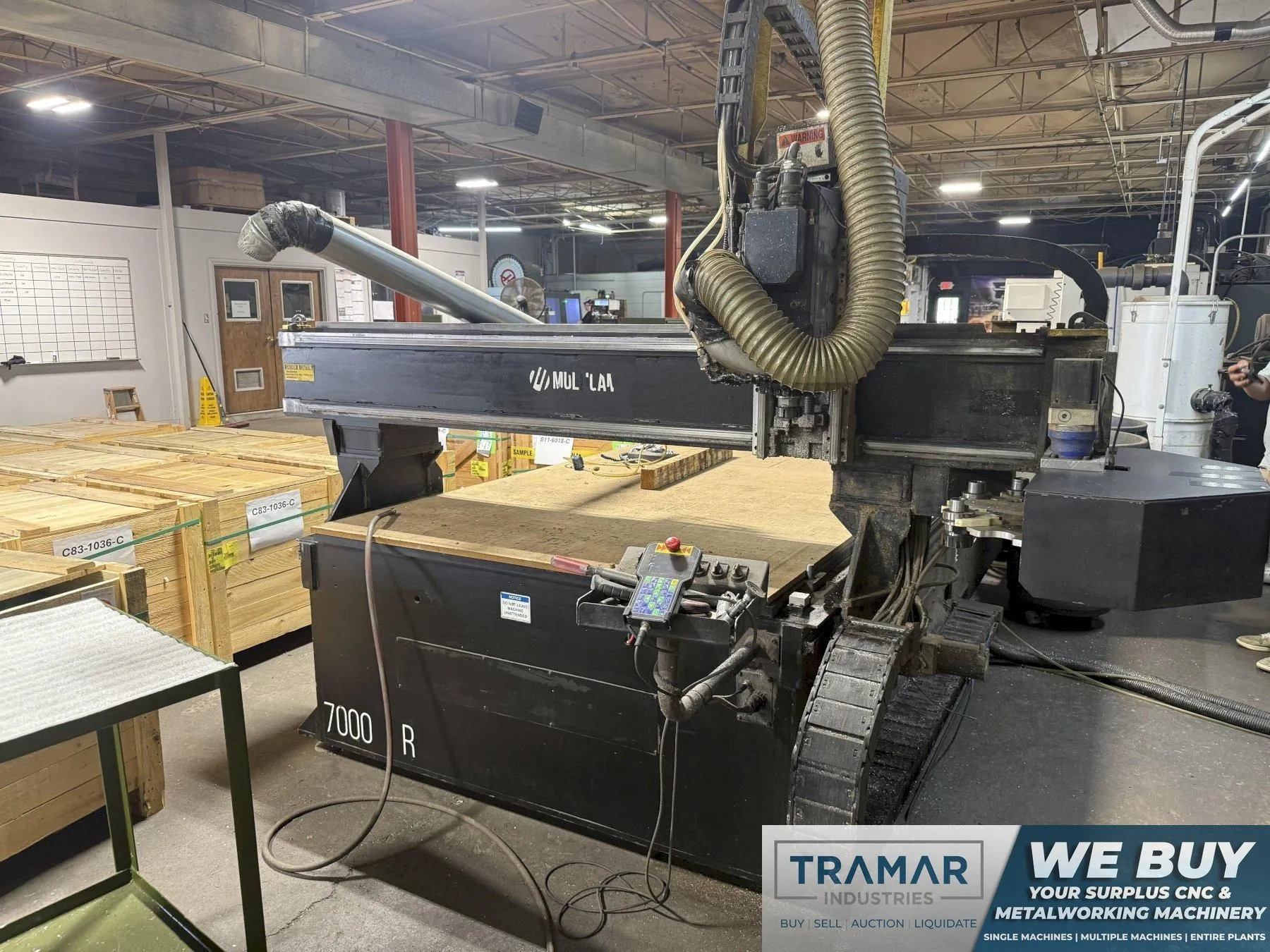 Used 2016 MULTICAM 7000 R CNC Routers Michigan US | Tramar Industries #1512662