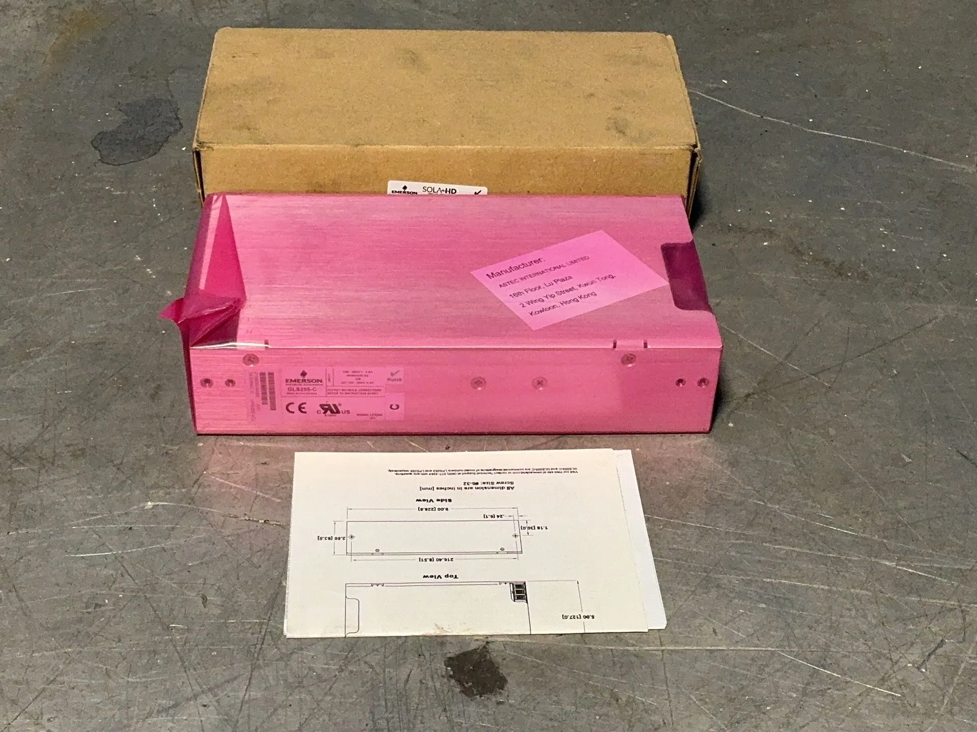 Used EMERSON GLS255C AC/DC Power Supplies Ohio US | HGR 24 #1276929