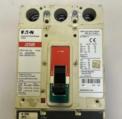 Used EATON JGE3250NN Miscellaneous Equipment (Electrical & Power) Ohio US | Surplus Asset Holdings #1236721