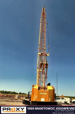 Used 1999 MANITOWOC 4100W II VICON Crawler Cranes Louisiana US | Proxy Equipment #1377769