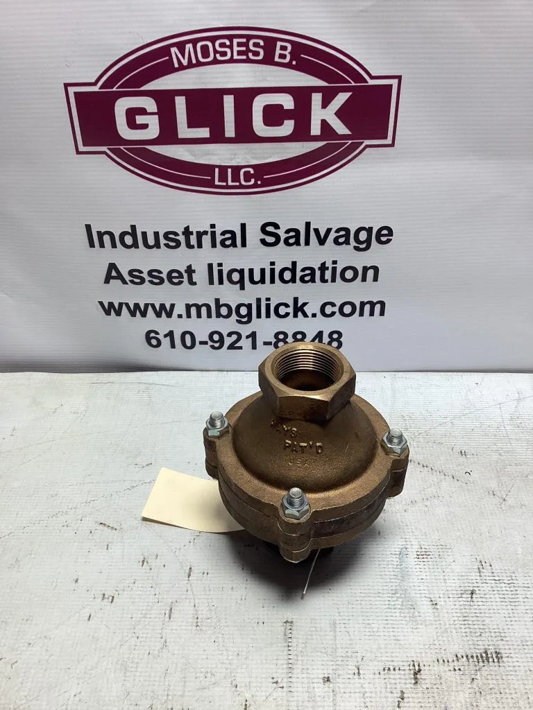 Hays Mesureflo 1 1/2″ Brass 32 GPM Automatic Balancing Control Valve -NOS