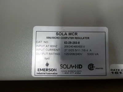 Used _UNKNOWN_ _UNKNOWN_ Voltage Regulators Ohio US | Aucto #1396672