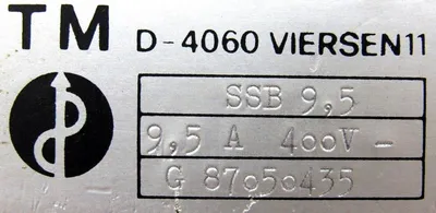 USED TM SSB-9.5 REGULATOR MODULE SSB95 D-4060