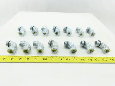 OZ Gedney 1/2" Cord Grip 90° 0.250-0.312 Lot of 14