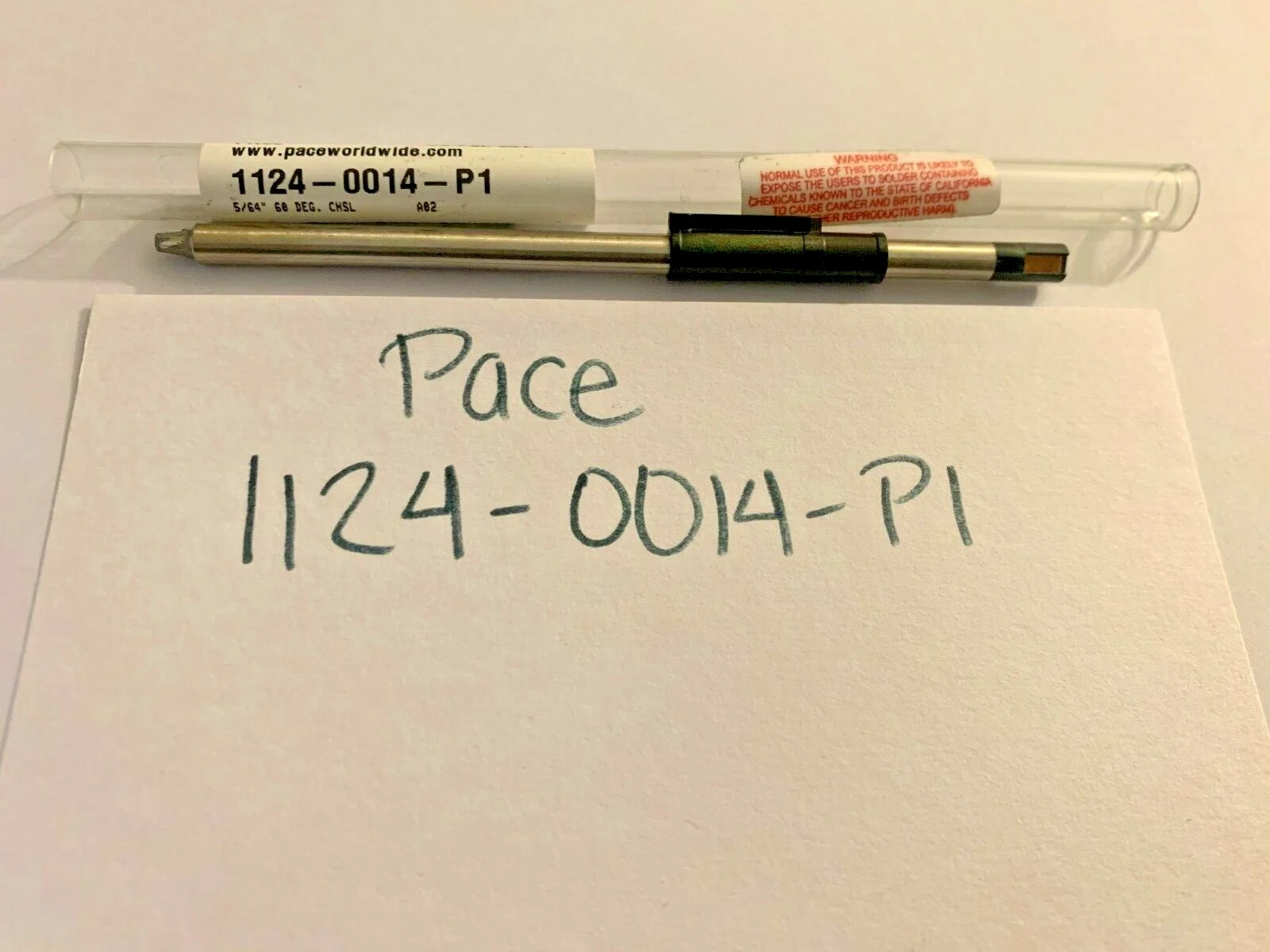 NEW Pace 1124-0014-P1