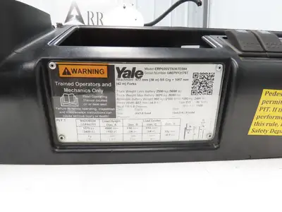 Yale 4041725 Dual-Wheel Rear Steer Axle Assembly Off ERP035VTN36TE084 Forklift
