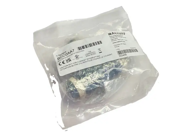 New | in-Stock Balluff Tee Connector BCC A315-A315-A315-T0023-000 Connector Accessories Michigan US | Maverick Industrial Sales #1461069