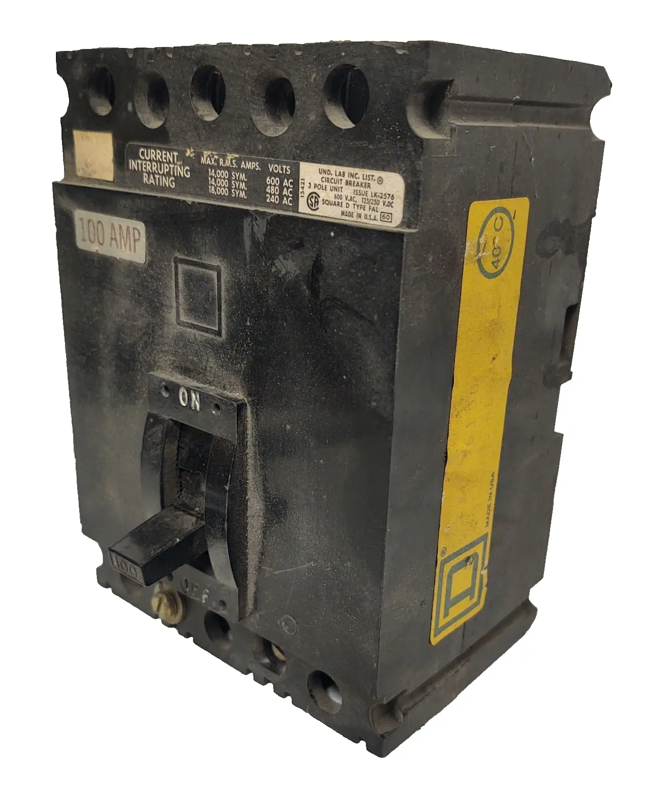 USED Square D FAL36100