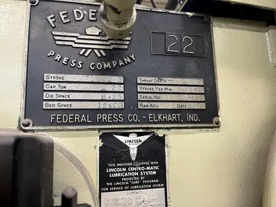 USED FEDERAL NO 22