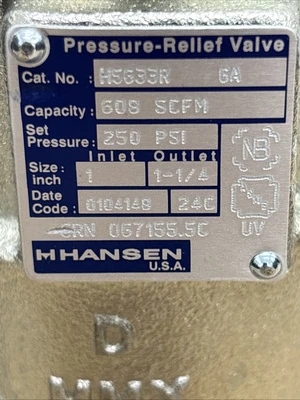 NEW Hansen H5633/250P