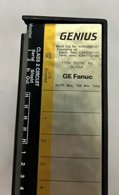 USED GE FANUC IC660BBD101